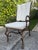 Salterini Vintage Hammered Iron Scroll Arm Lounge Chairs With Brass Finials, a Pair For Sale - Image 4 of 18