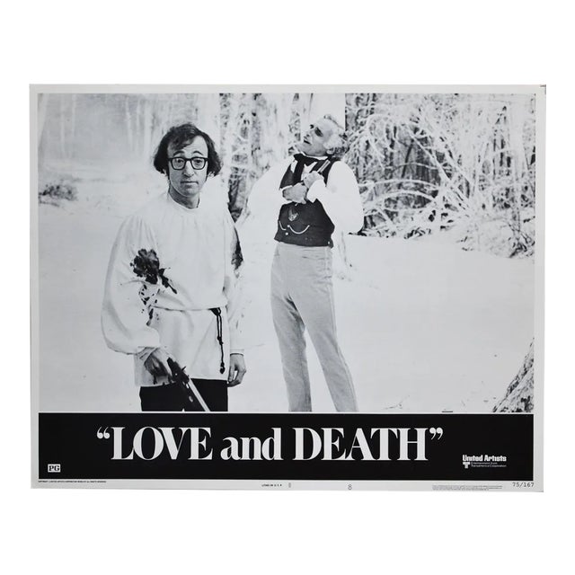 Love and Death Original American Lobby Card of the Movie, USA, 1975 For Sale