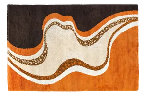 Psychodelic Rug from Onda Italia, 1970s