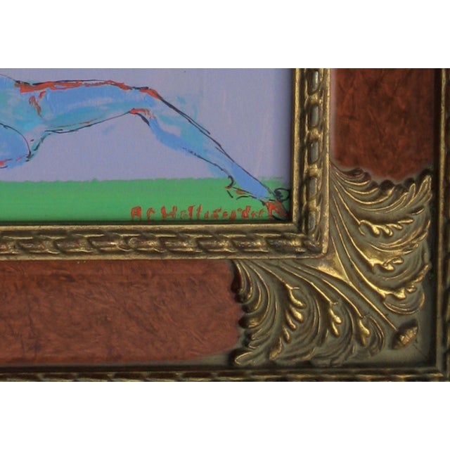 "Leap" is a painting inspired by the dancers of the Alvin Ailey Dance Group. Alvin and Alvin were contemporaries and...