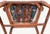 Antique 1920s Federal Hepplewhite Revival Walnut Dining Armchair Pierced Back For Sale - Image 4 of 4