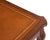 French Louis XV Provincial Style Embossed Leather Top Cabriole Legs Card Games Table For Sale - Image 14 of 15