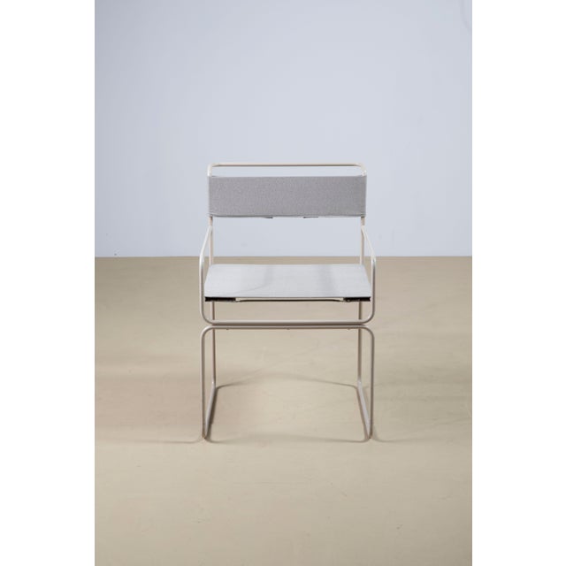 A rare and exquisite set of six 'Libellula' (Dragonfly) chairs, designed by the Italian architect Giovanni Carini for...