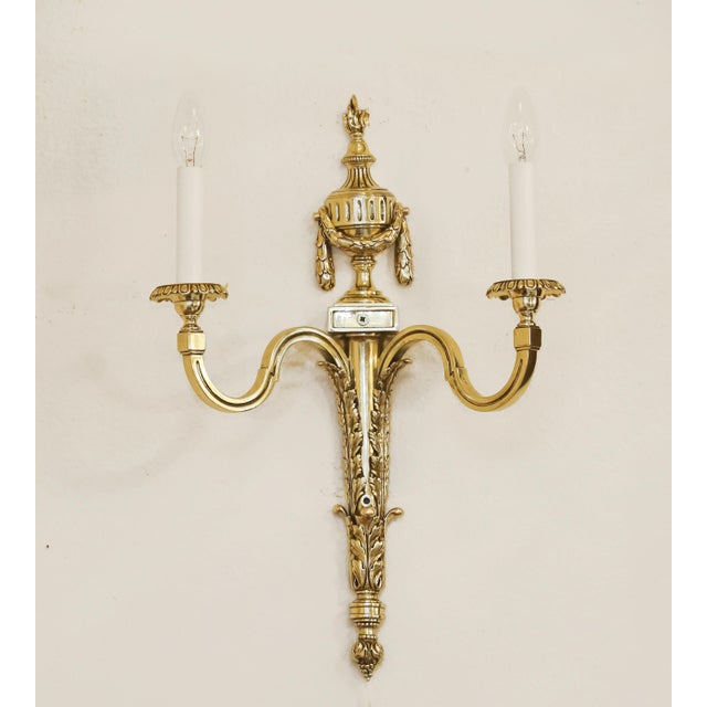 Antique Louis XVI Style Wall Light, 1890s For Sale - Image 4 of 8