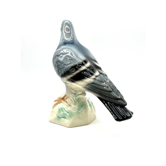 Mid-Century Ceramic Pigeon Figurine from Cortendorf, West Germany, 1950s-1960s For Sale - Image 6 of 16