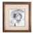 Early 20th Century Pen and Ink Portrait by Weldon Amerine For Sale
