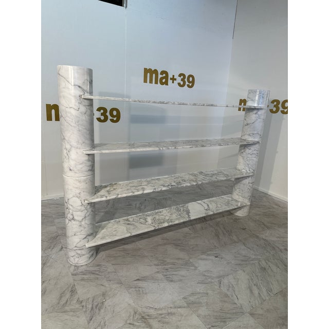 1960s "Loico" Marble Bookcase by Angelo Mangiarotti For Sale - Image 5 of 10