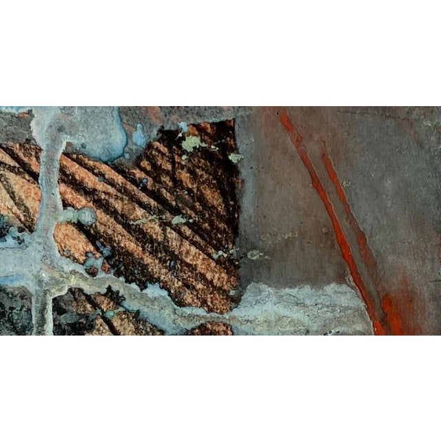 Mid-Century Modern 1960s Mixed Media Abstract Ny Artist Myril Adler For Sale - Image 3 of 6