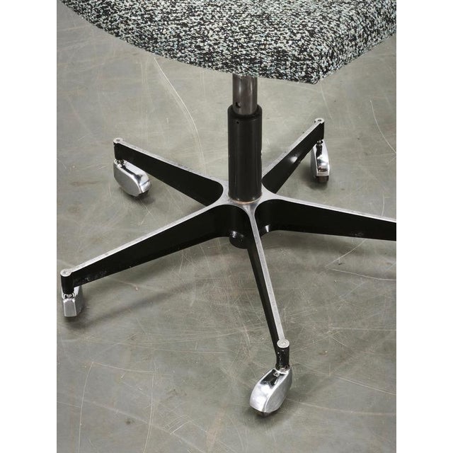Black Swivel Office Chair by André Cordemeyer for Gispen, Netherlands, 1960s For Sale - Image 8 of 15