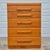1930s 1930s Russel Wright for Conant Ball Solid Maple 5 Drawer Dresser Chest of Drawers Tall Boy High Boy For Sale - Image 5 of 11