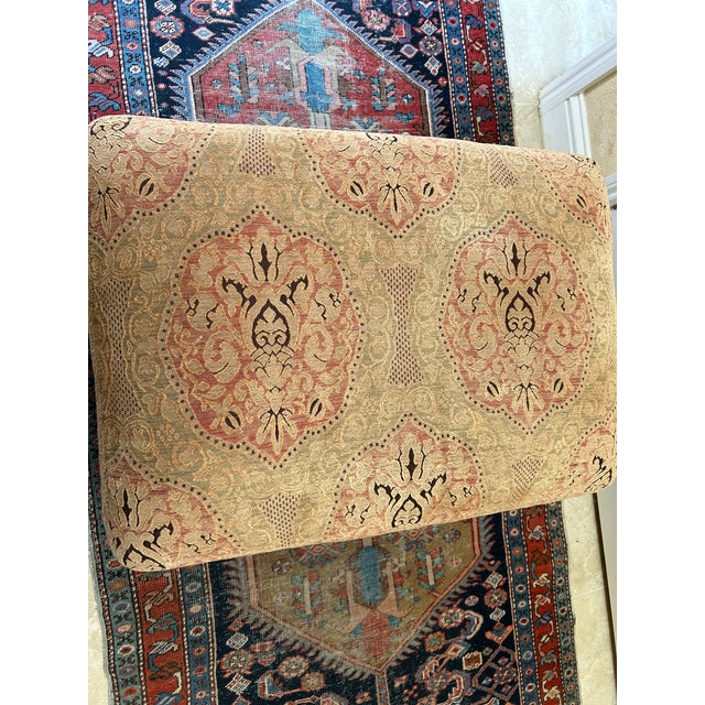 2000 - 2009 McGuire Umbria Lounge Chair, Ottoman and Throw Pillow For Sale - Image 5 of 9