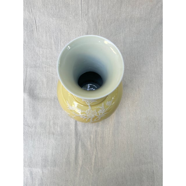 Chinoiserie Vintage Jingdezhen Chinese Porcelain Bottle Vase For Sale - Image 3 of 5
