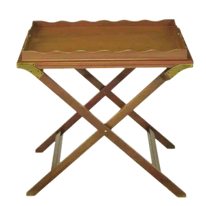 Baker Serving Table With Removable Tray and Butterfly Top