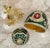 Pierre Lorren Handmade Faberge Egg Style Trinket Fabergé Egg Style Austrian Crystal Diamond Pure Gold Deco Hand Painted 5 Star Egg & Handmade Bracelet For Sale - Image 6 of 8