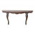 1970s Custom French Provincial Oak Console Table – Carved Cabriole Legs, Baker Style, 72” For Sale