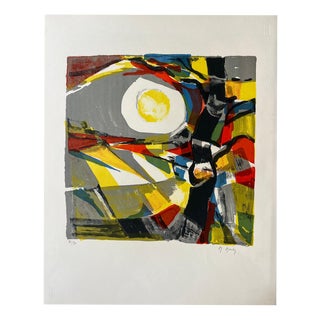 Marcel Mouly, The Black Tree, Lithograph For Sale