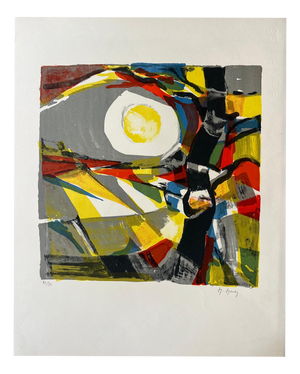 Marcel Mouly, The Black Tree, Lithograph