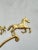 Metal Victorian Style Brass Free Standing Coat Rack with Horses Decoration, 1960s For Sale - Image 7 of 12