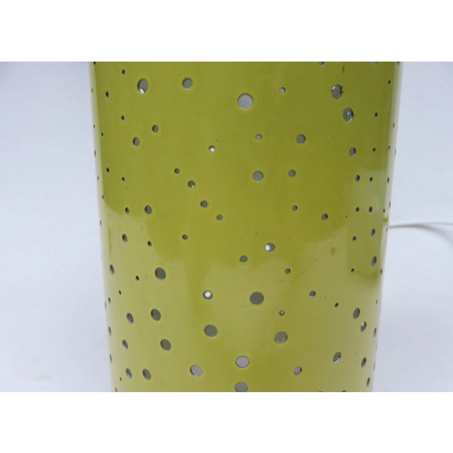 Pendant in Brass and Yellow and Light Blue Lacquered Metal, 1950s For Sale - Image 17 of 18