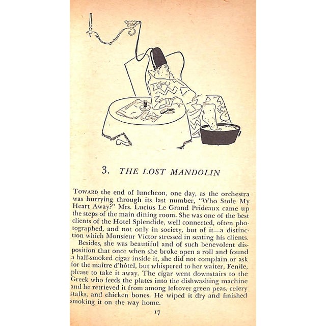 Traditional "Hotel Splendide" 1947 Bemelmans, Ludwig For Sale - Image 3 of 7