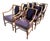 Vintage Rattan Armchairs - Medallion Back - Set of 8 For Sale
