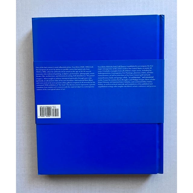 Contemporary Brand New 2010 Yves Klein: With the Void, Full Powers Hardcover - Stated First Edition With Scarce Publisher's Belly Band (Never Opened) For Sale - Image 3 of 3