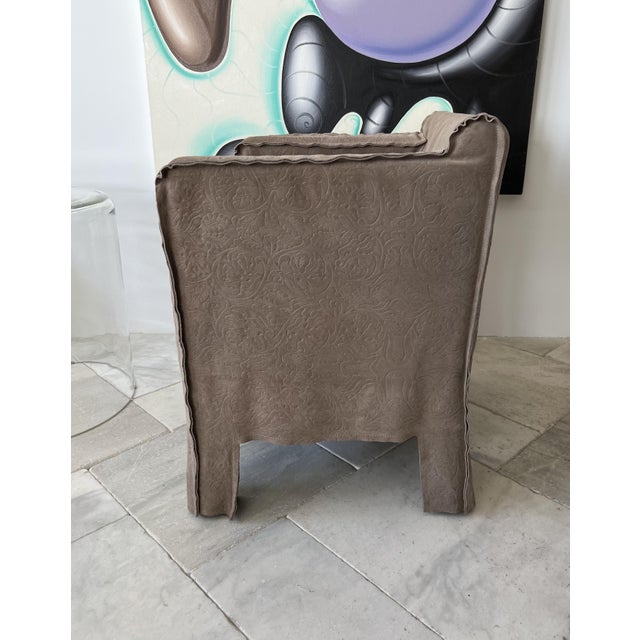 2020s Paola Navone for Baxter Contemporary Armchairs - a Pair For Sale - Image 5 of 9