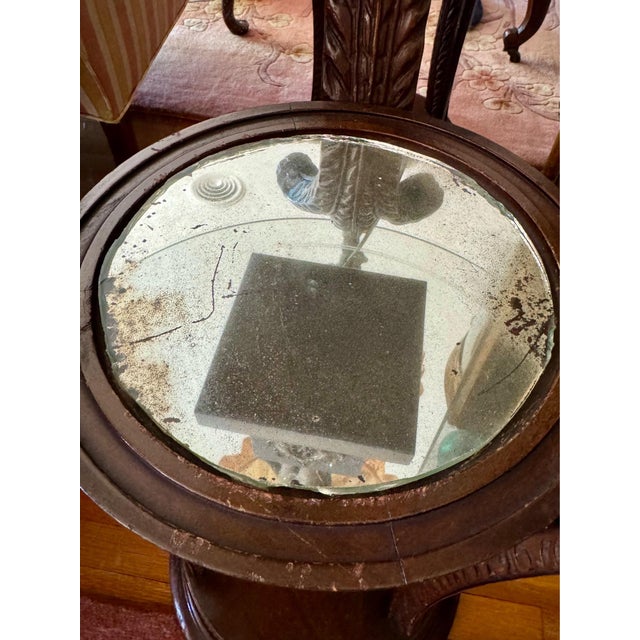 Antique Art Nouveau Grosfeld House Plume Base Side Table Set For Sale In New York - Image 6 of 11