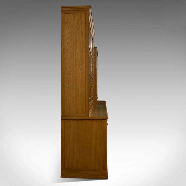 Victorian 20th Century Victorian Style Ash Wood Large Cabinet For Sale - Image 3 of 8