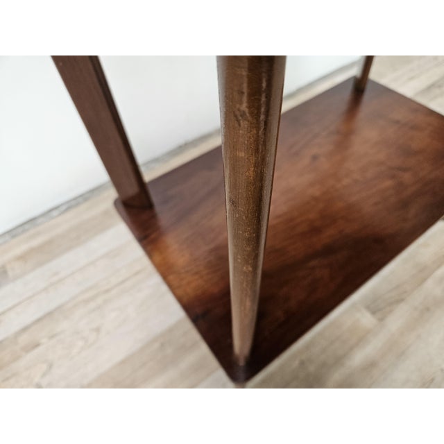 Wood Art Deco Style Walnut Coffee Table, 1950s For Sale - Image 7 of 15