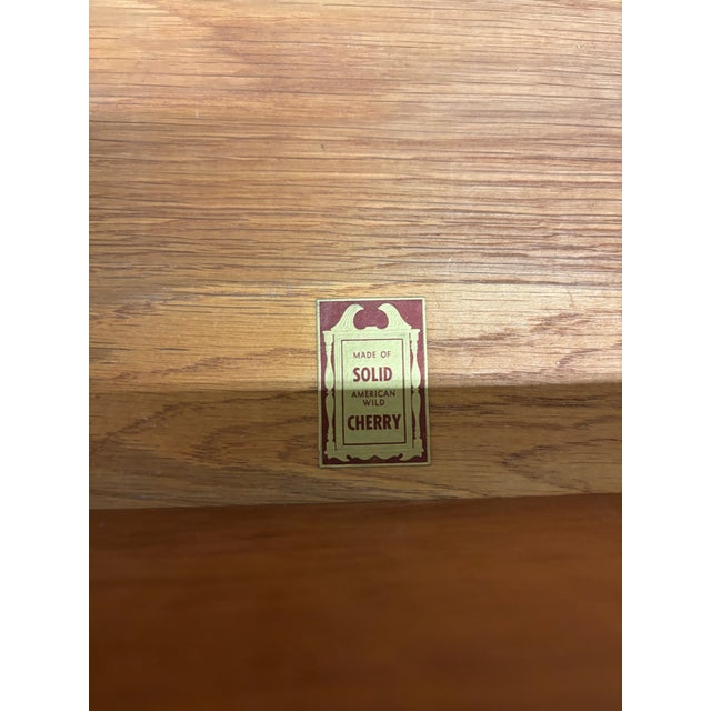 Vintage Davis Cabinet Co Lillian Russell Victorian Style Walnut Secretary Desk For Sale - Image 14 of 15