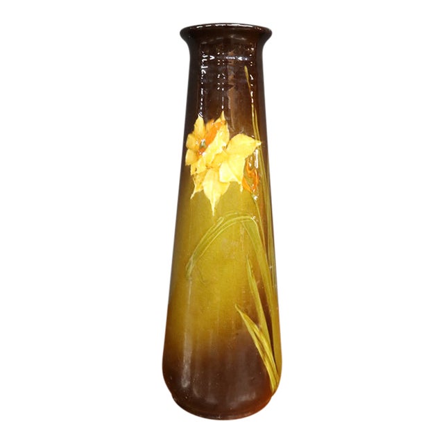 Weller Pottery Daffodil Vase For Sale