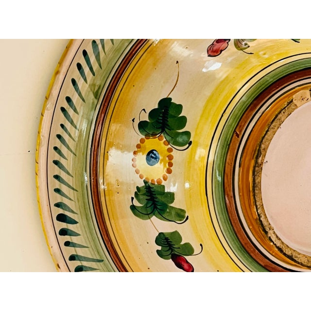 1940s Antique Hand Thrown Italian Bowl For Sale - Image 5 of 12