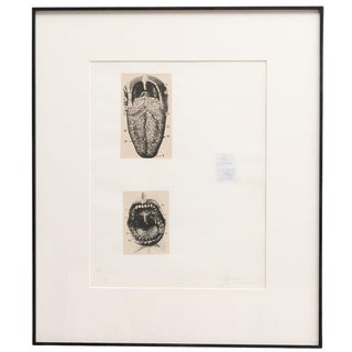 Joan Brossa, Visual Poem, 1980s, Lithograph, Framed For Sale