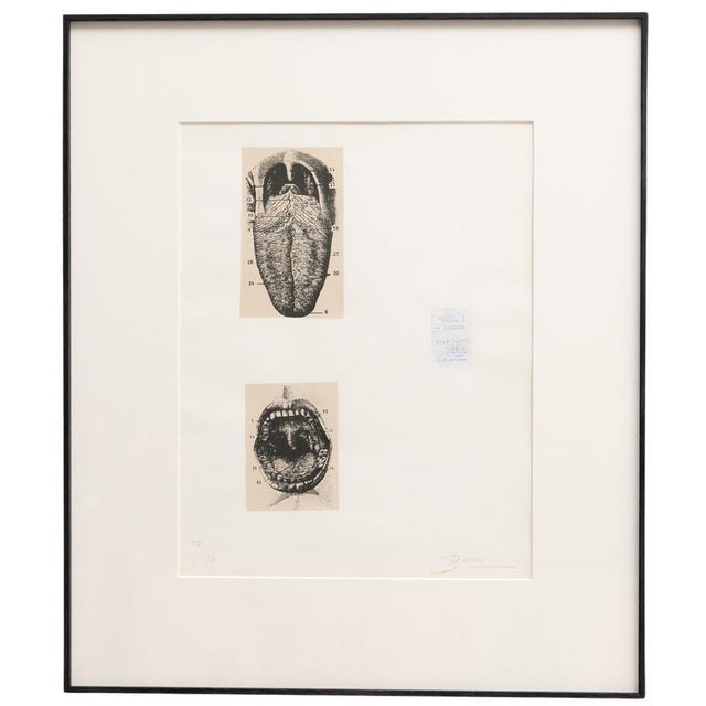 Joan Brossa, Visual Poem, 1980s, Lithograph, Framed For Sale