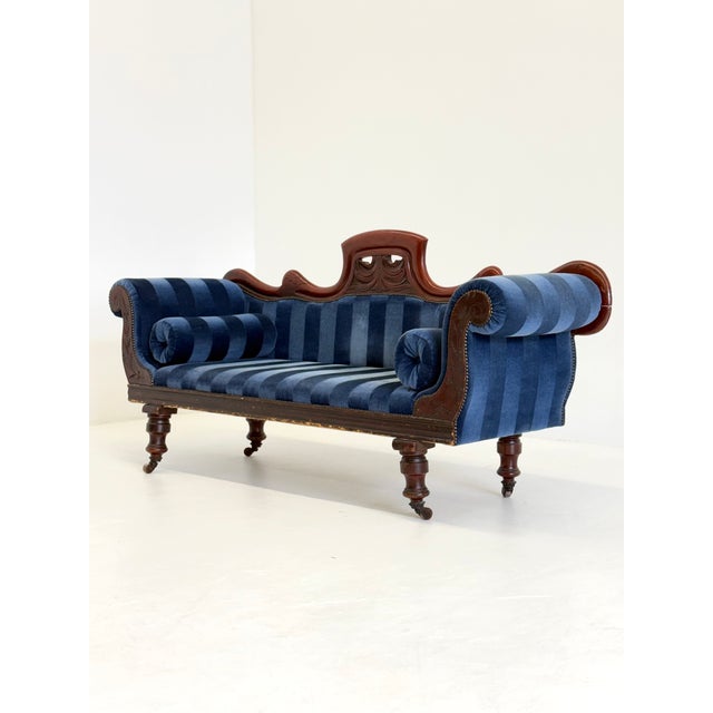 Antique Victorian Chaise Longue For Sale - Image 5 of 17
