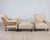 Pair of 20th Century Art Deco Club Chairs with Matching Stool, To Upholster For Sale - Image 10 of 10