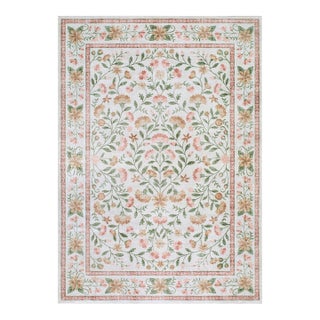 Lavable Machine Woven Rug Cream 3x4 For Sale