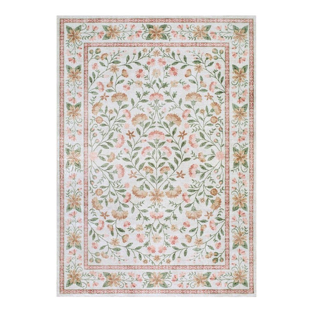 Lavable Machine Woven Rug Cream 3x4 For Sale