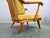 Vintage Prototype Oak Lounge Chair with Label, 1950s For Sale - Image 10 of 13