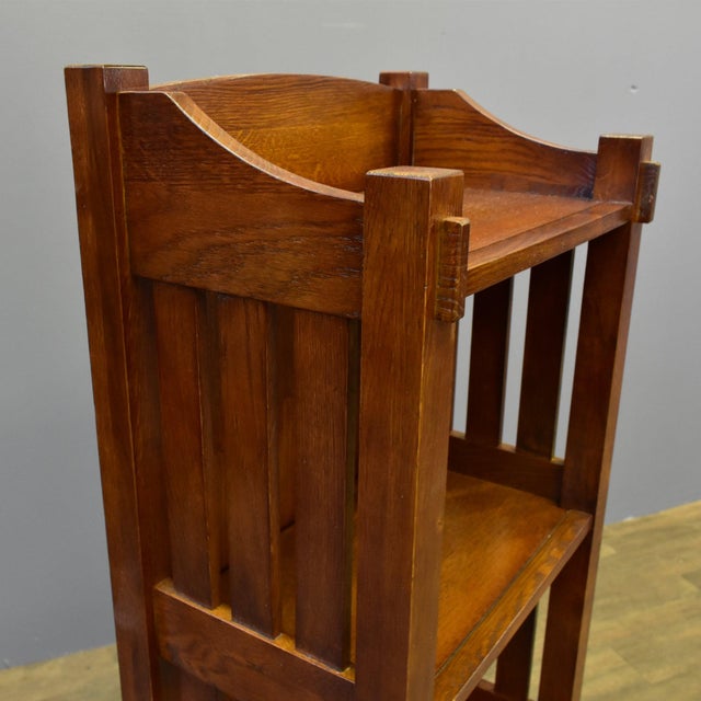 Mission / Arts and Crafts Style Open Bookcase - Model 5284 For Sale - Image 12 of 15