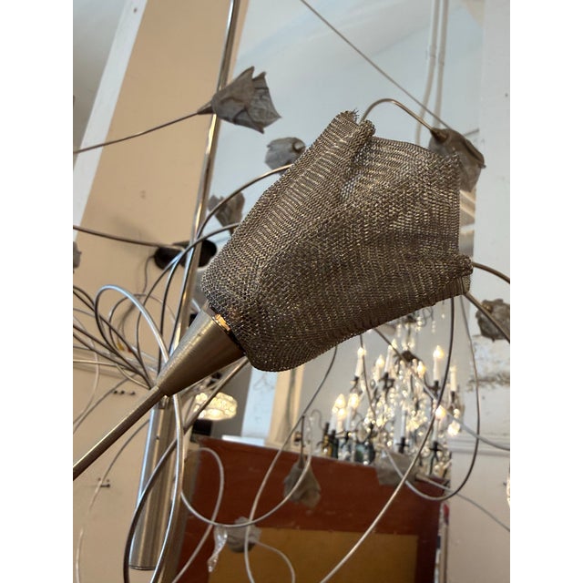 Silver Harco Loor Design New Rose Hl 20 Chandelier For Sale - Image 8 of 12