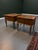 A sophisticated pair of vintage 1960’s nightstands by Heritage Furniture, featuring beautifully figured wood grain and a...