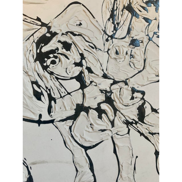 Oil painting on board, mounted to cardboard by Anthony Eve Kemp. Signed and dated. Kemp is a Los Angeles based artist from...
