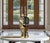 Gold 19 In. Tall Vintage Alexander Kalifano Picasso Inspired Vase Two Distinct Abstract Human Profiles. For Sale - Image 8 of 17