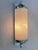 1930s Large Bauhaus Chrome and Milk Glass Wall Light, Former Czechoslovakia, 1930s For Sale - Image 5 of 9