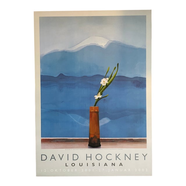 David Hockney (1937-2026), Mt. Fuji and Flowers (1972), the Metropolitan Museum of Art, New York, Copyright David Hockney, Printed in Denmark For Sale