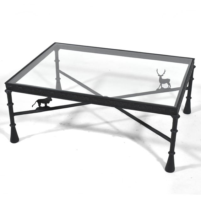 Tom Corbin Tom Corbin Bronze Coffee Table in the Manner of Giacometti For Sale - Image 4 of 12