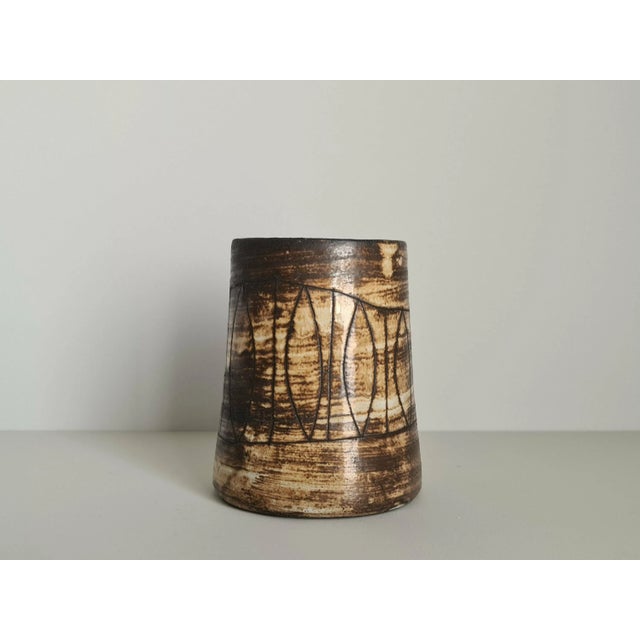 Mid-Century French Ceramic Vase by Jacques Pouchain for Atelier Dieulefit, 1960s For Sale - Image 10 of 10