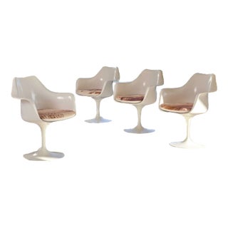 Tulip Armchairs by Eero Saarinen for Knoll, 1950s, Set of 4 For Sale